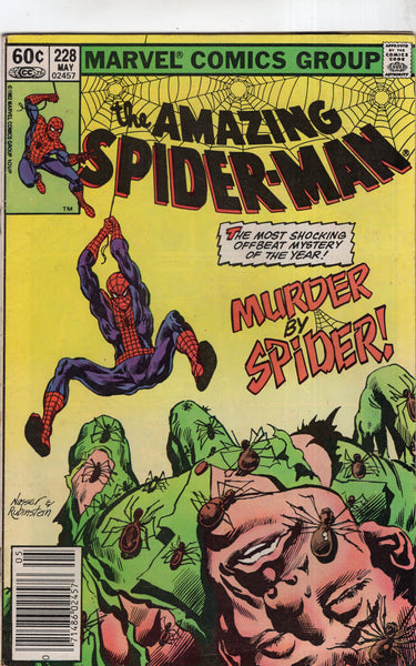 Amazing Spider-Man #228 Murder By Spider! News Stand Variant VGFN