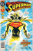 Superman The Man Of Steel #28 "All Charged Up!" News Stand Variant VG+