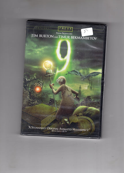 Tim Burton's 9 DVD Still Sealed