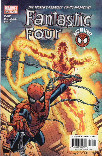 Fantastic Four #512 Spidey & Torch VF
