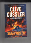 Clive Cussler And Graham Brown Sea Of Greed Hardcover 2018 VF