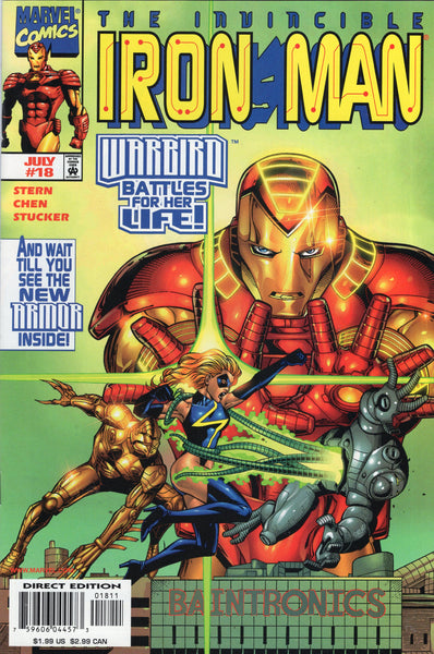 Iron Man Vol 3 #18 Warbird (Ms. Marvel) Battles For Her Life! VFNM