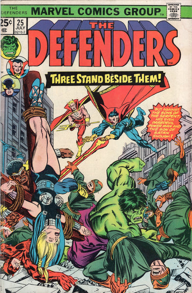 Defenders #25 Those Crazy Sons Of The Serpent Strike Again! VG