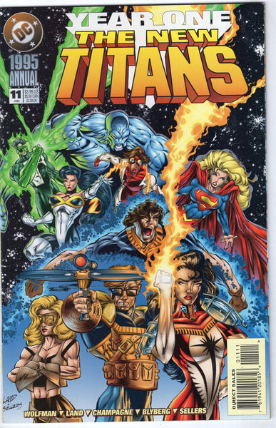 New Titans Annual #11 Year One Greg Land Cover VFNM