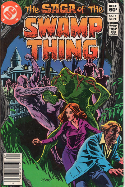 The Saga of Swamp Thing #5 News Stand Variant FN