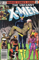 Uncanny X-Men #167 Prof. X Buys It? News Stand Variant VG