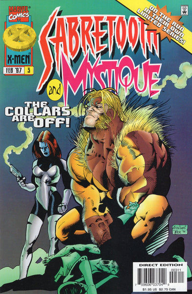 Sabretooth And Mystique #3 "The Collars Are Off!" VFNM