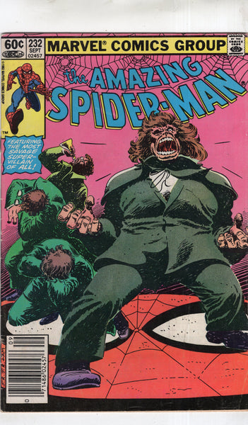 Amazing Spider-Man #232 News Stand Variant VG