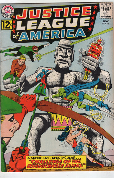 Justice League of America #15 Challenge of the Untouchable Aliens VG