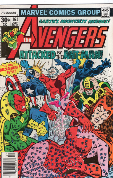 Avengers #161 "Attacked By The Ant-Man!" Black Panther Ultron ! FVF