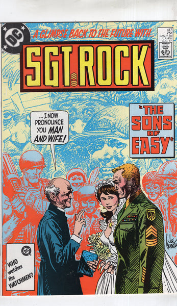 Sgt Rock #417 Man And Wife? VF