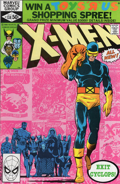 X-Men #138 Exit Cyclops High Grade Byrne & Claremont Bronze Age Classic VFNM