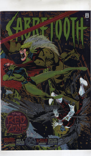 Sabretooth Special #1 In The Red Zone One Shot Fancy Foil Acetate Cover VFNM
