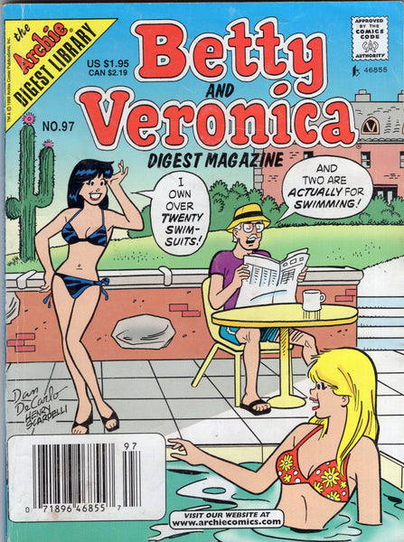 Betty And Veronica Digest Magazine #97 (Archie Digest) VGFN