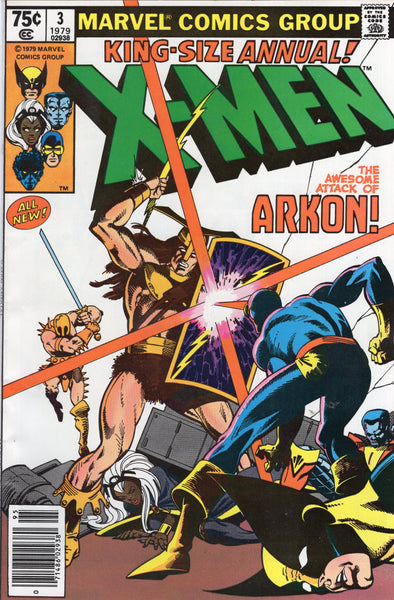 X-Men Annual #3 (First Series, Pre Uncanny) Arkon Attacks! Claremont & Perez Bronze Age X VF