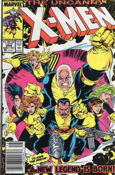 Uncanny X-Men #254 News Stand Variant VGFN