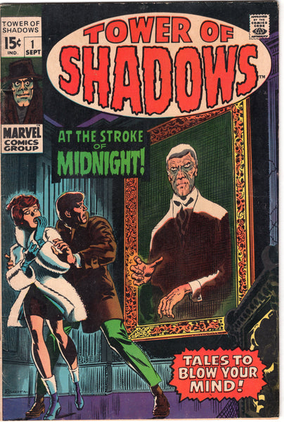 Tower Of Shadows #1 "At The Stroke Of Midnight!" Silver Age Horror Key FN