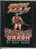 Iron Man Crash The First Computer Generated Graphic Novel (really?) First Print FVF