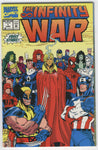 Infinity War #1 First Strike! Avengers Thanos Doppleganger & Friends HTF News Stand Variant VF