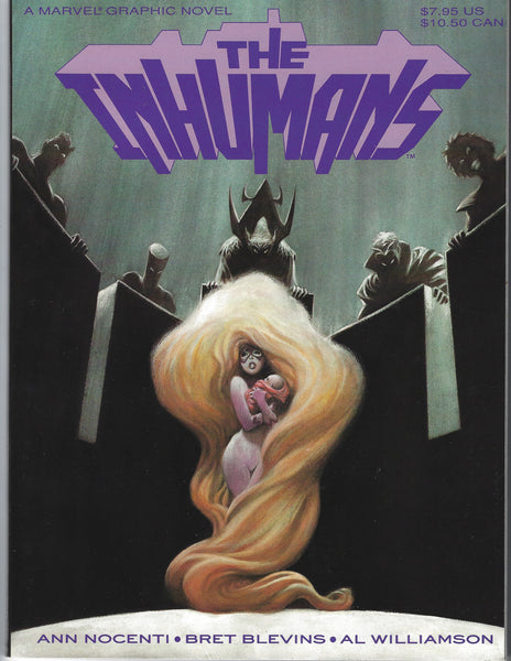 Marvel Graphic Novel The Inhumans HTF First Print VF