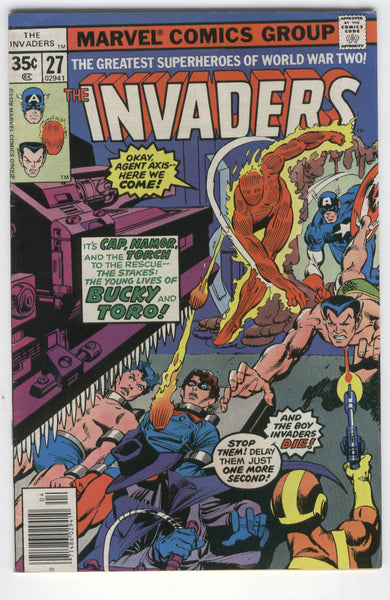 Invaders #27 Bronze Age Classic FN
