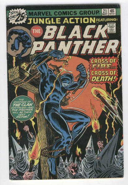 Jungle Action #21 Black Panther A Cross Burning Darkly Bronze Age Key FN