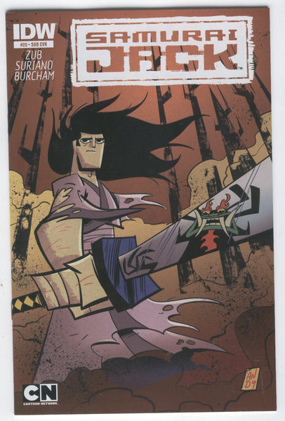Samurai Jack #20 Sub Cover Long Ago In A Distant Land... VF