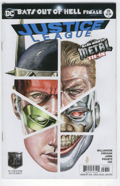 Justice League #33 JG Jones Cover B Variant Bats Out Of Hell NM-