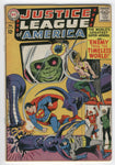 Justice League Of America #33 Enemy From The Timeless World Silver Age Classic VG