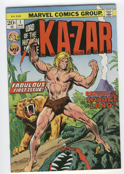 Ka-Zar Lord Of The Hidden Jungle #1 Bronze Age Key FN