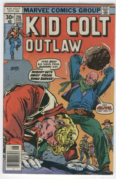 Kid Colt Outlaw #218 VGFN