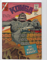 Konga #18 HTF Silver Age Charlton King Kong FN