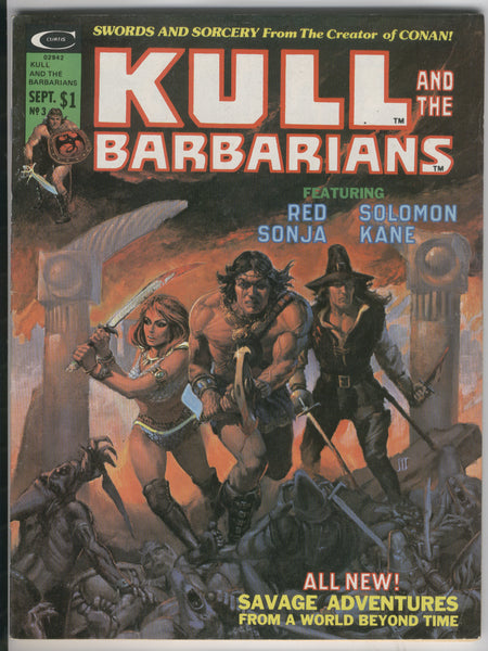 Kull And The Barbarians Magazine #3 Bronze Age Classic FN