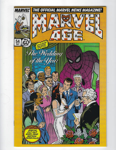 Marvel Age #54 Amazing Spider-Man Wedding Exclusive! FVF