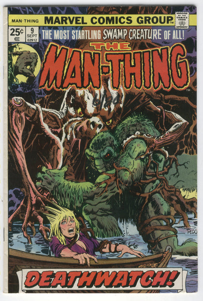 Man-Thing #9 Ploog Art Bronze Age Horror Classic FN
