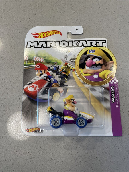 Hot Wheels Mariokart Wario Standard Kart Die-Cast Sealed New!