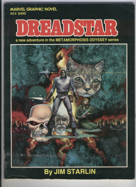 Marvel Graphic Novel #3 Dreadstar Jim Starlin First Print FN