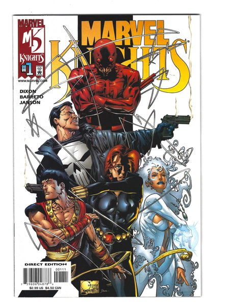 Marvel Knights #1 Daredevil Punisher Shang-Chi Black Widow (Oh my!) NM-