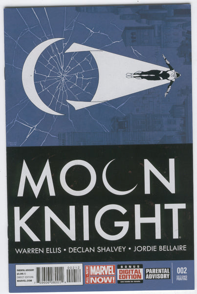 Moon Knight #2 Warren Ellis Second Print Variant NM-