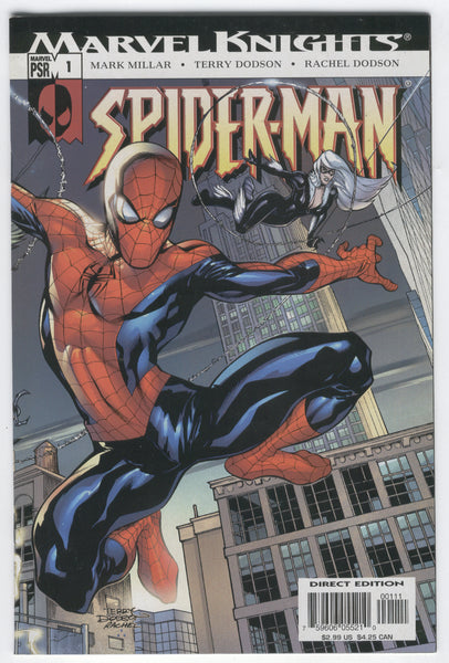 Marvel Knights Spider-Man #1 Black Cat Dodson Art VFNM
