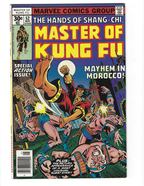 Master Of Kung Fu #52 Bronze Age FVF