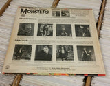 Famous Monsters Speak LP Vinyl Album Dracula Frankenstein Wonderland Records HTF
