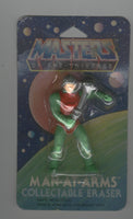 Masters Of The Universe Man-At-Arms Vintage 1984 Collectible Eraser Figure Sealed on Card HTF