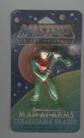 Masters Of The Universe Man-At-Arms Vintage 1984 Collectable Eraser Figure Sealed on Card HTF