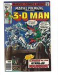 Marvel Premiere #37 The 3-D Man Bronze Age FVF