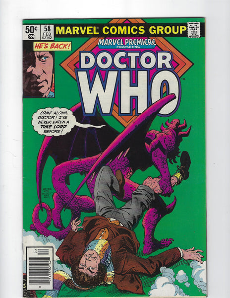 Marvel Premiere #58 Dr. Who! Newsstand Variant! Gibbons Art! FVF