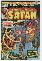 Marvel Spotlight #16 Son Of Satan in a Death Duel FN
