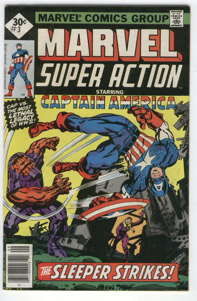 Marvel Super Action #3 Starring Captain America Whitman Variant VGFN