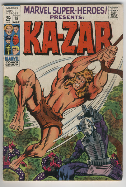 Marvel Super-Heroes #19 Ka-Zar Silver Age Classic FN