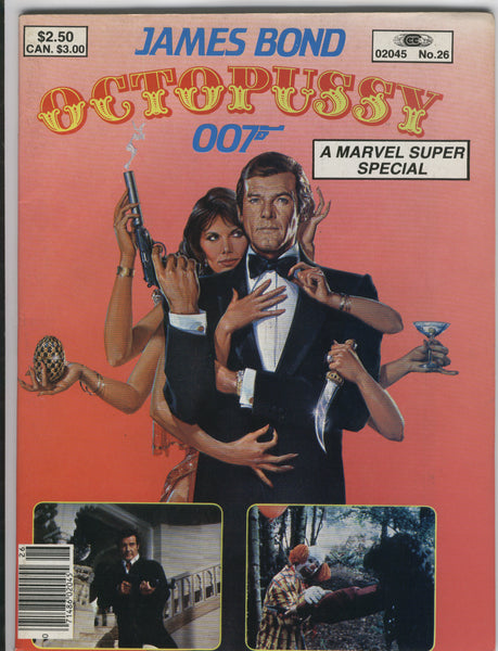 Marvel Super Special #26 James Bond Octopussy Movie Adaptation Magazine VF